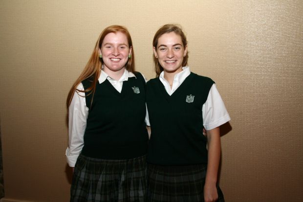 St. Joseph Academy Students Marcy and Kate Hannick